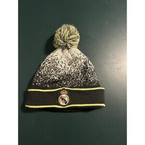 Real Madrid Soccer Beanie Stocking Knit Cap Hat POM- Officially Licensed